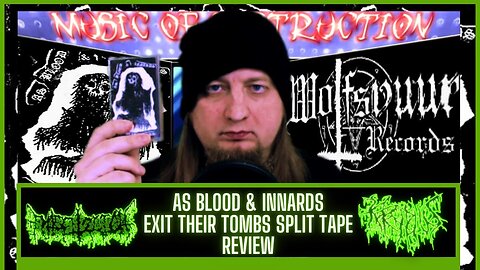 ☠Entsetzlich/Kryptus As Blood & Innards Exit Their Tombs Split Tape Review☠