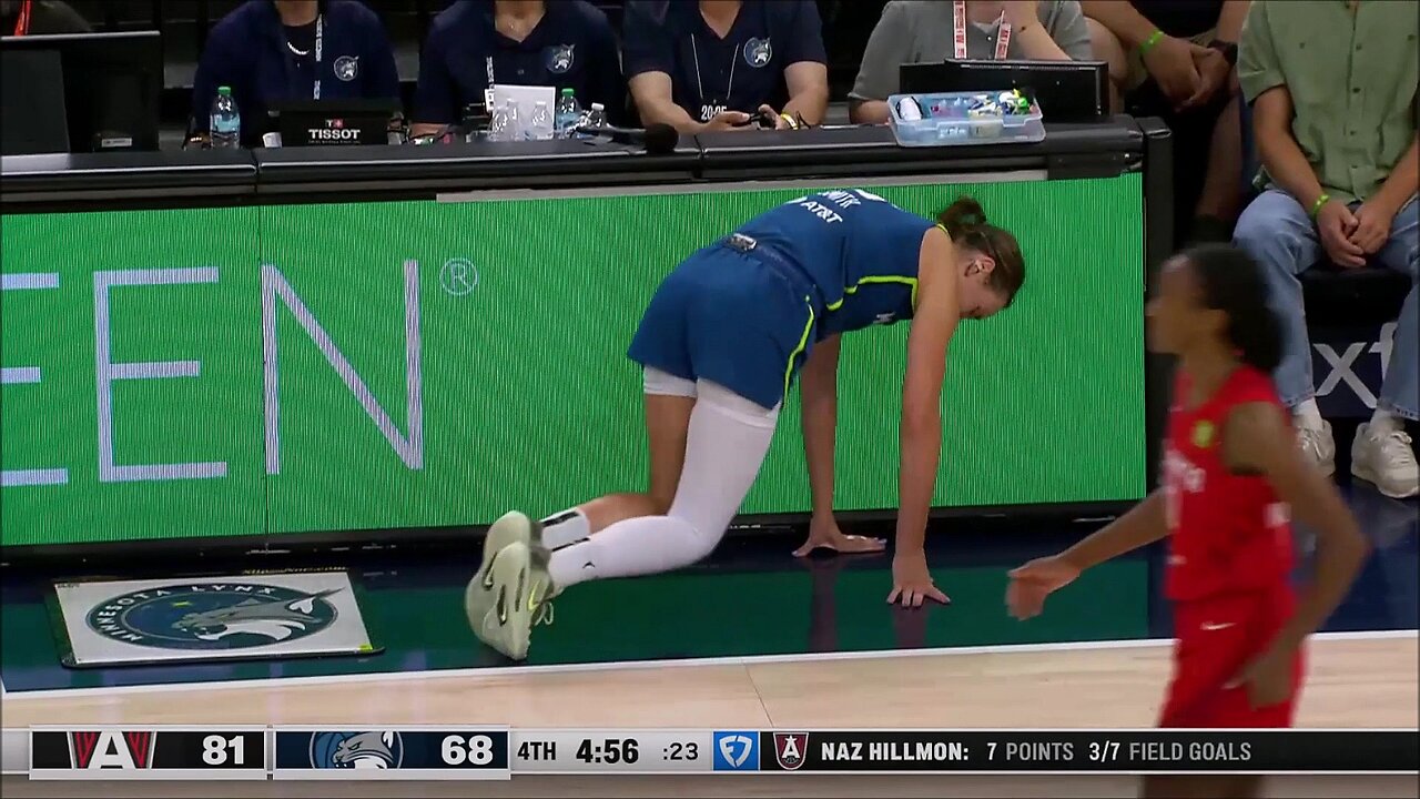 🤕 Alanna Smith INJURES ANKLE, exits game | Minnesota Lynx vs Atlanta Dream, WNBA womens basketball
