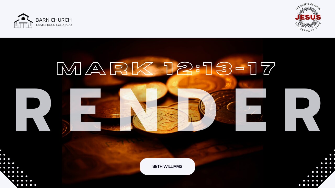 Gospel of Mark - RENDER