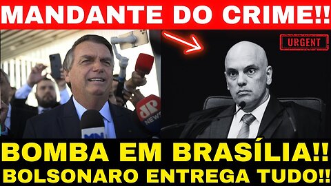 BOLSONARO SOLTA BOMBA!! MANDANTE DO CRIME REVELADO! GENERAIS ENVOLVIDOS!!