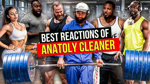 BEST REACTIONS of ANATOLY CLEANER ｜ Elite Powerlifter Pretended to be a CLEANER in Gym Prank (1)