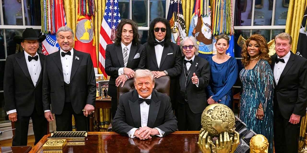 Sylvester Stallone, KISS and Other Artists Receive Presidential Award at Kennedy Center