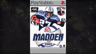 Madden NFL 2001: EA Sports vs Tiburon - PS1 Gameplay 4K