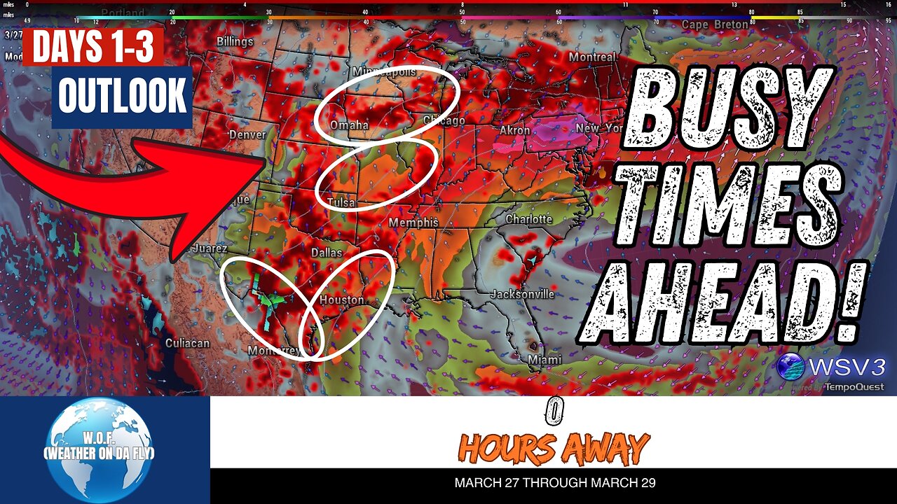 ⚠️ Severe Storms Threaten South Texas Tonight! March 27