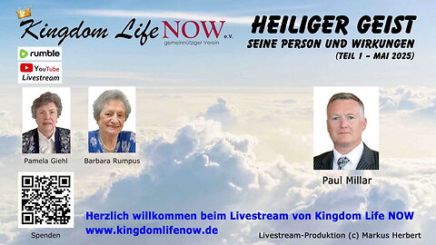 Heiliger Geist, seine Person und Wirkungen - Paul Millar (Teil 1/Mai 2025)