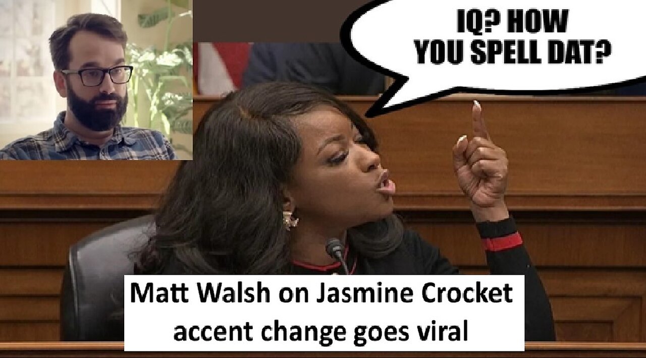 Matt Walsh on Jasmine Crocket