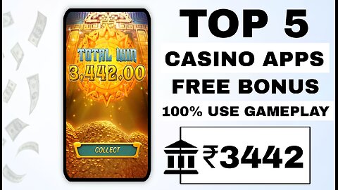 Top 5 best casino apps with signup bonus | slots game with bonus | new casino game online
