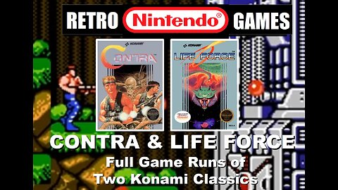 Contra & Life Force Full Game Runs: Chill & Chat while BrightGaming plays 2 Classic Konami NES Games