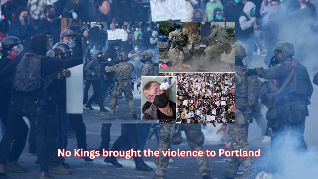 The videos of the Portland No Kings violence shows what law enforcement faced