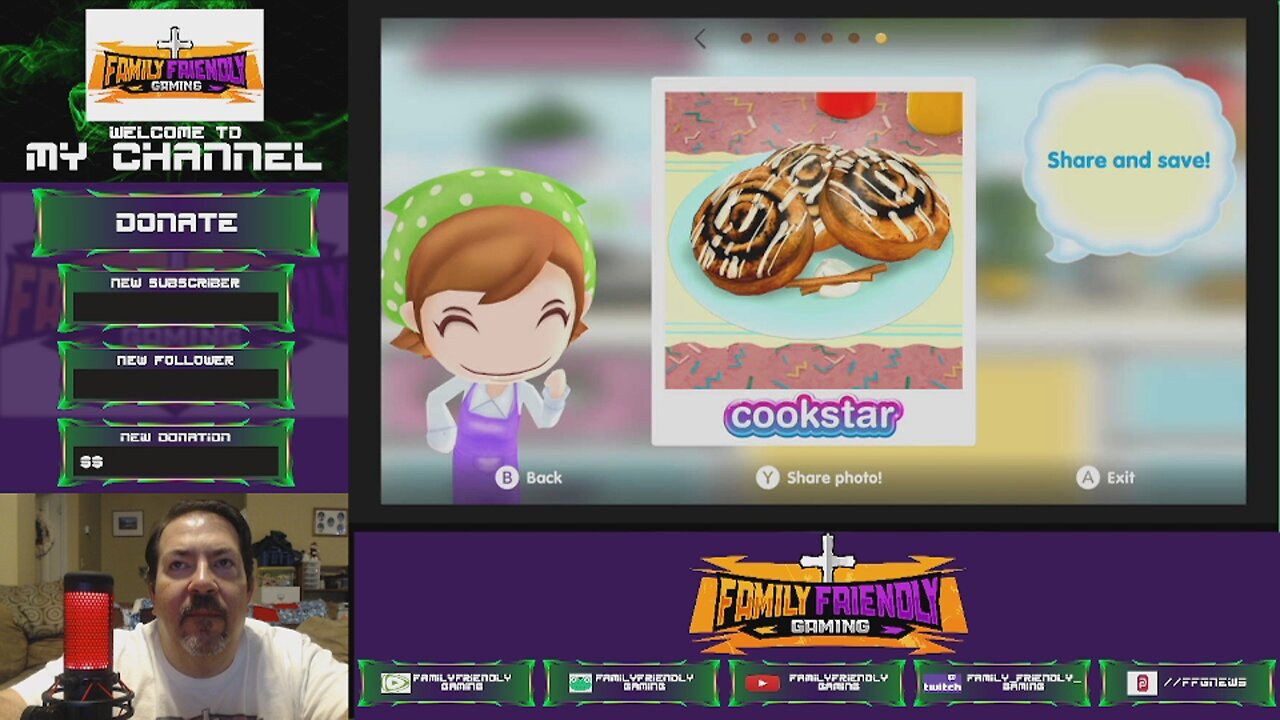 Cooking Mama Cookstar Cinnamon Rolls