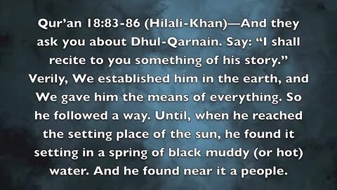 Qur'an Error #2: Does the Sun Set in a Muddy Pool? David Wood