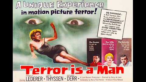 TERROR IS A MAN 1959 Scientist Creates a Monstrous Man-Panther Hybrid Killer FULL MOVIE in HD