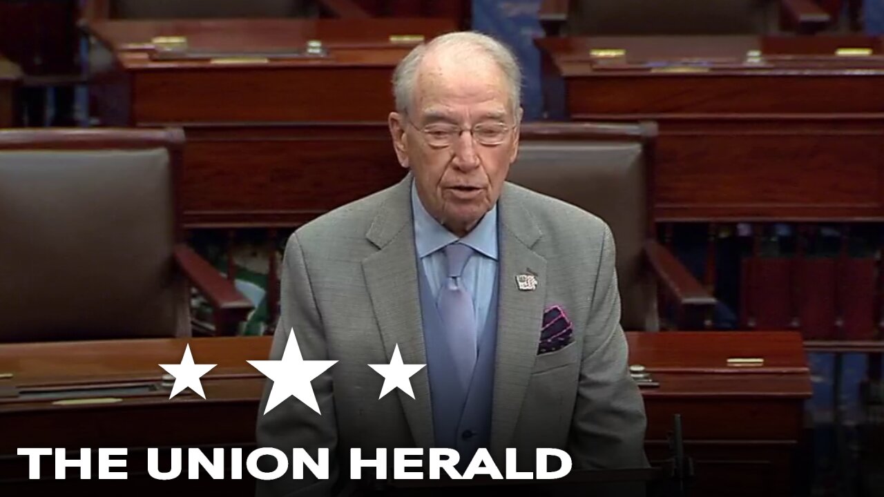 Senator Grassley Delivers Remarks on Cameras in Federal courts