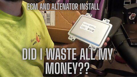 ECM and alternator install 2005 Duramax LLY 2500 Did i just waste all my money!!
