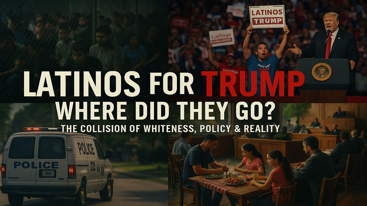 LATINOS FOR TRUMP: WHERE DID THEY GO? — The Collision of Whiteness, Policy & Reality