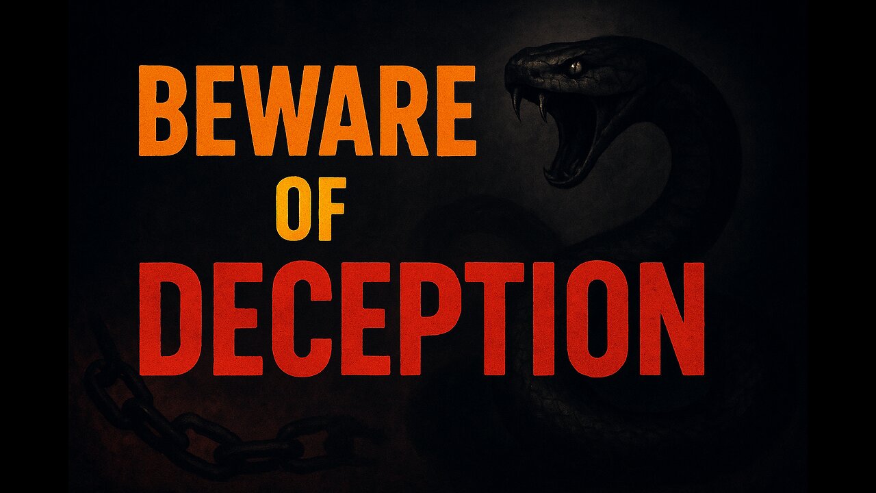 Beware of deception