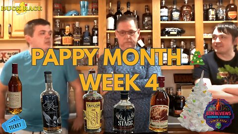 Week 4 of Pappy Christmas 🎄 Live Bourbon Night With the Boys