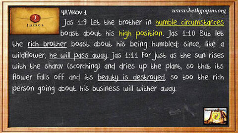BGMCTV The City Gate Messianic Bible Study YA'AKOV "James" PART 4