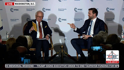 WATCH: Vice President JD Vance Speaks at a Munich Security Conference Meeting - 5/7/25