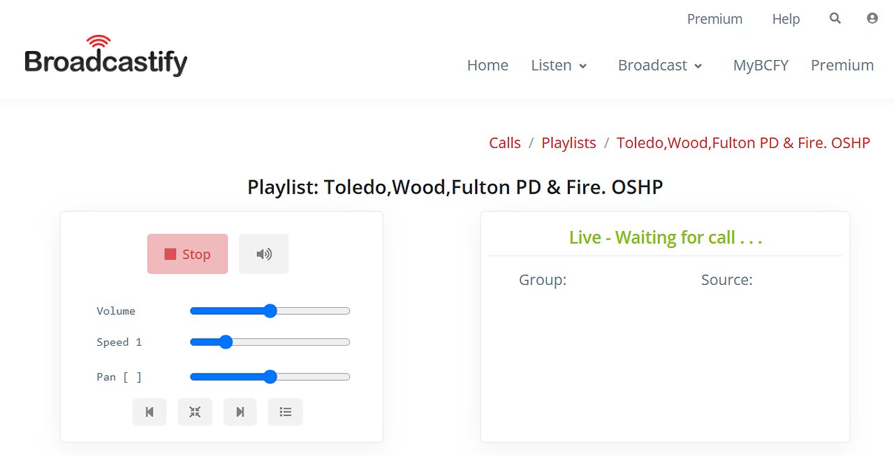 Scanning Toledo area cop and fire