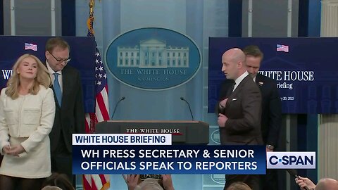 White House Press Reporters Look Miserable (Trumps First 30 Days)