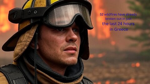 52 wildfires have already broken out in just the last 24 hours in Greece
