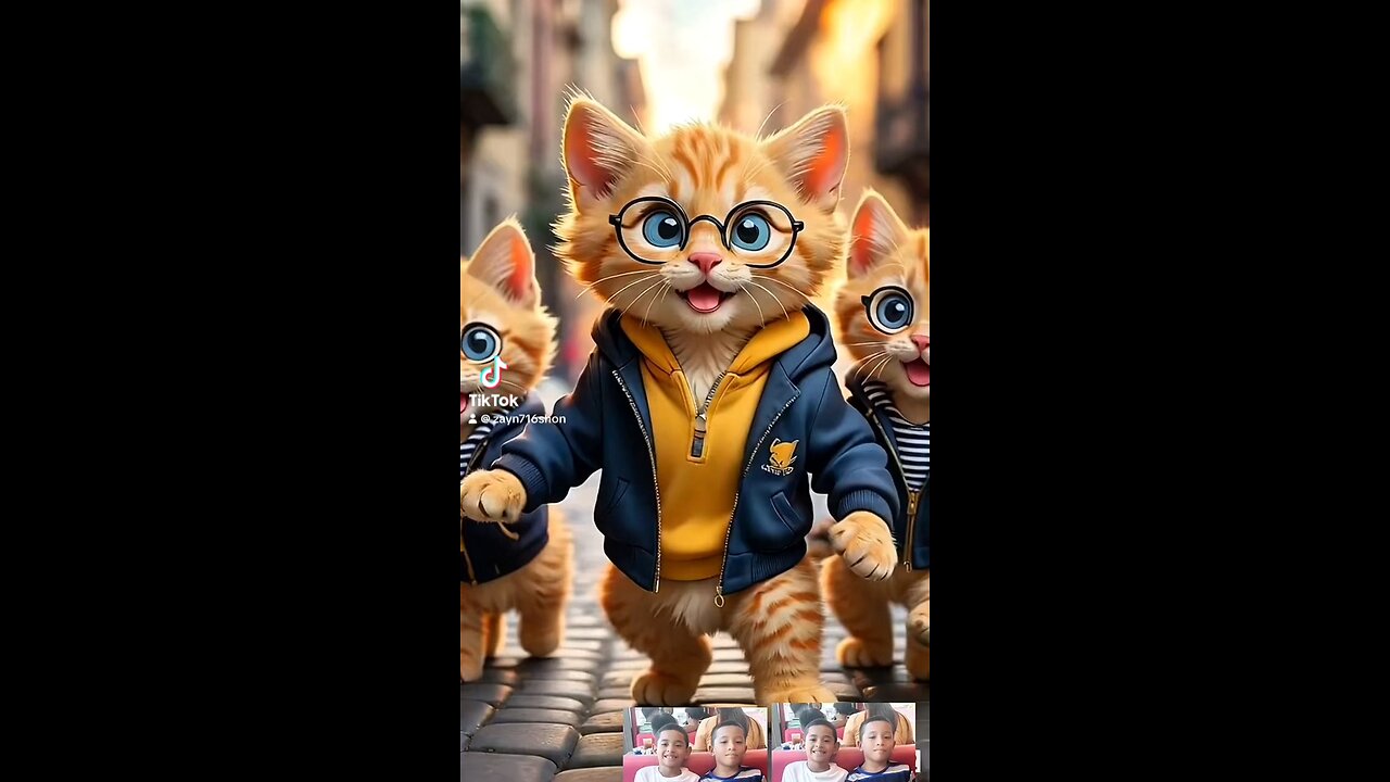 The three cute puss