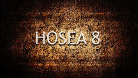 Hosea Chapter 8 | Pastor Anderson