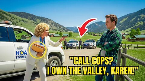 HOA Karen Called the Cops on My Cabin—She Had No Idea, I’m the Owner of the Entire Valley