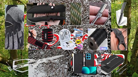 mega, haul , stab gloves , knives , mini sewing