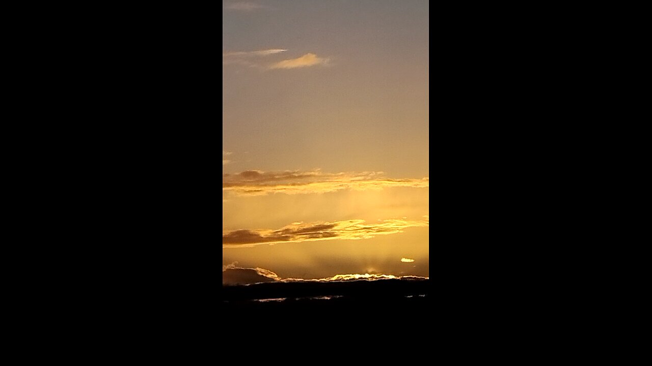 Sunset on the hill