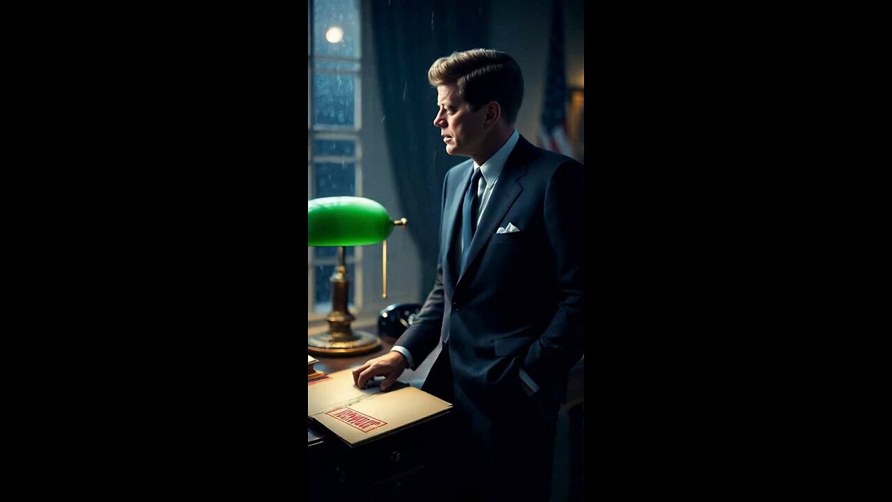 JFK in the Oval Office During the Cuban Missile Crisis 🌙💼
