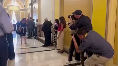 BREAKING: Rep. Nancy Mace walked away in tears, visibly shaken, after meeting with Epstein victims.