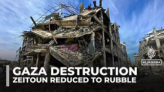Israeli bombardment turns Gaza City’s Zeitoun from a lively neighbourhood into rubble