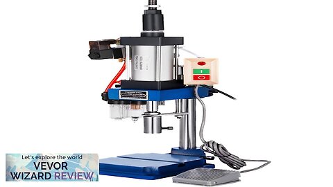 220kg Vertical Pneumatic Punch Press Machine 110v Mute Operation 16mm Die Hole Review