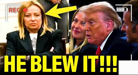 Trump BLOWS IT in front of MAJOR WORLD LEADERS