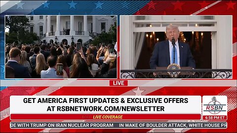 President Trump's speech at the Summer Soirée at White House - 6/4/25