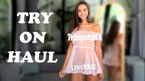 4K Try On Haul 2025 // Transparent No bra See Through // Curve Plus size Ideas Fashion amazon trends