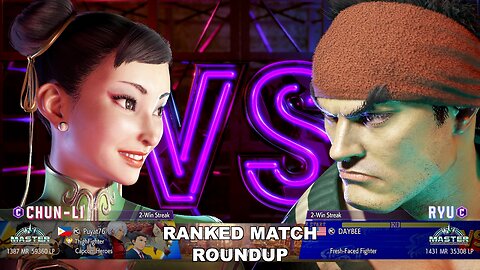Kuya Kalbo SF6 Ranked Match Roundup. Chun Li Master Rank [Hori Fight Stick]