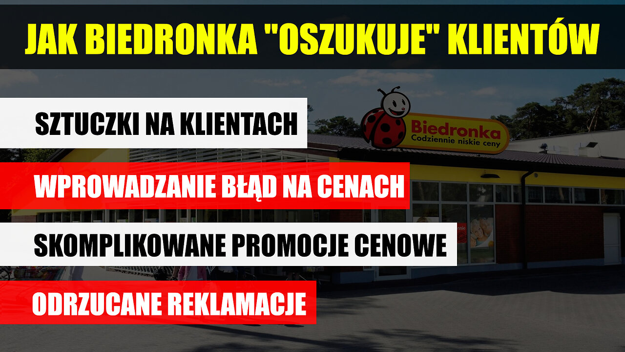 Sklep Biedronka oszukuje klientów?