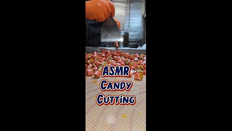ASMR Candy Cutting. So satisfying. No talking.
