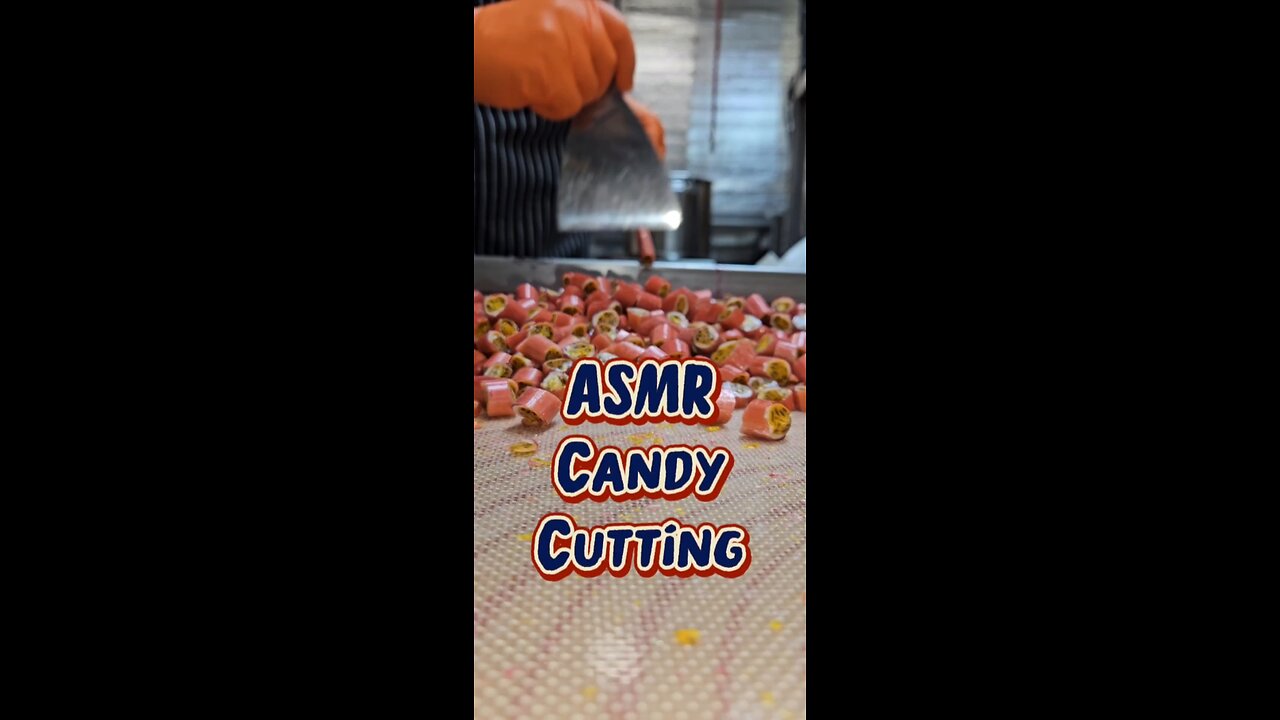 ASMR Candy Cutting. So satisfying. No talking.