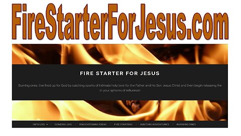 Fire Starter For Jesus Sites