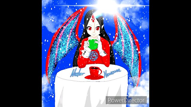 SpeedPaint nuclear Joestar enjoys her coffee