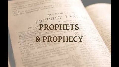 Prophets and Prophecy #LionsRoar12Tribes #SabbathClass