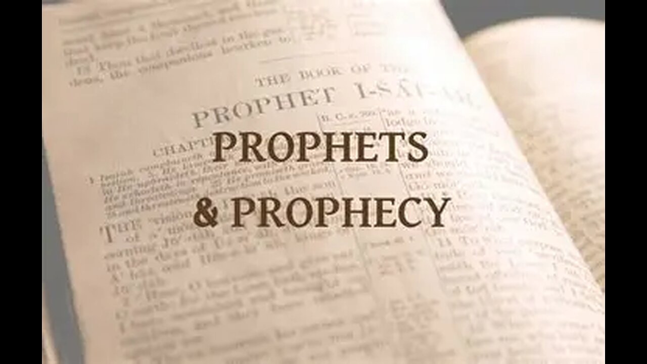 Prophets and Prophecy #LionsRoar12Tribes #SabbathClass