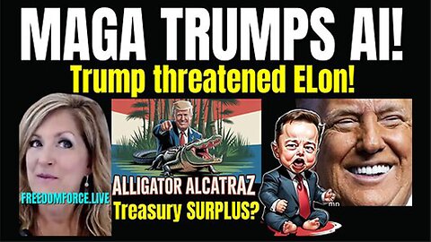 MAGA Beats AI! TRUMP VS ELON, Treasury Surplus - LIVE Tuesday July 1, 25
