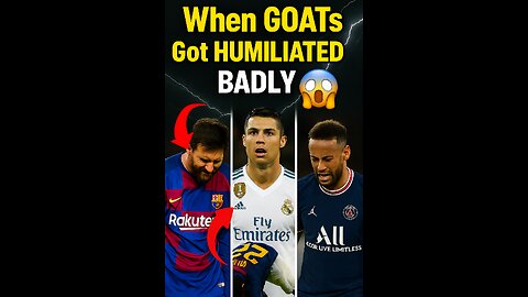 GOATs HUMILIATED on the Pitch 😱 | Messi, Ronaldo, Neymar FAIL Compilation