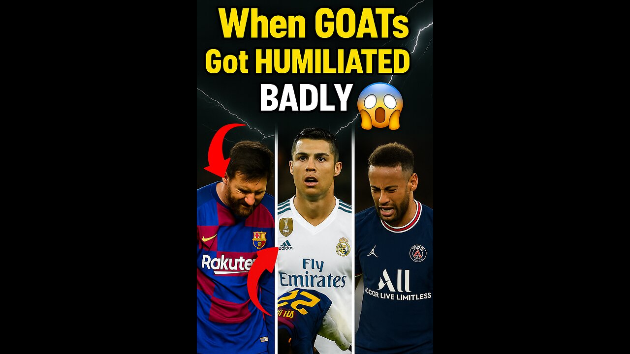GOATs HUMILIATED on the Pitch 😱 | Messi, Ronaldo, Neymar FAIL Compilation