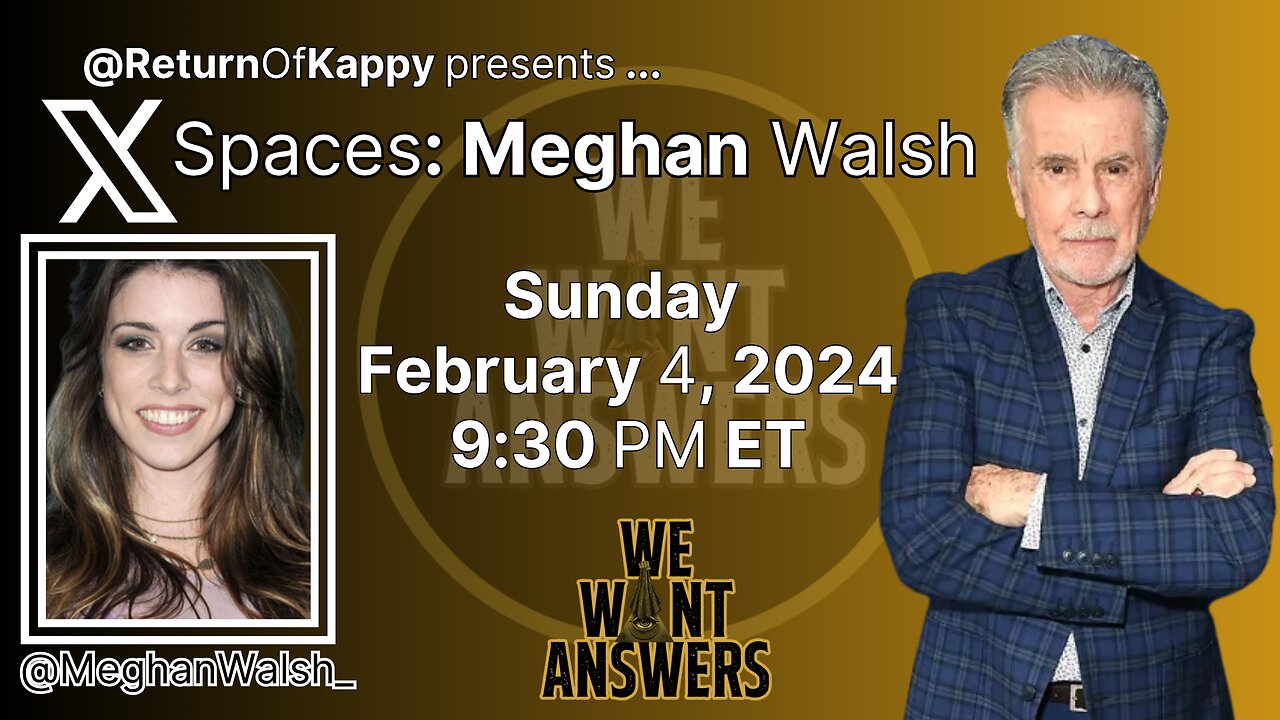 X Spaces - Meghan Walsh
